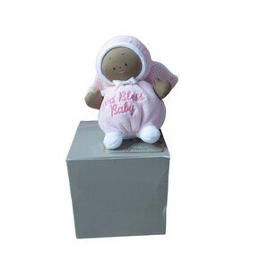 Baby Gund Rattle God Bless Baby African American 5" Plush
